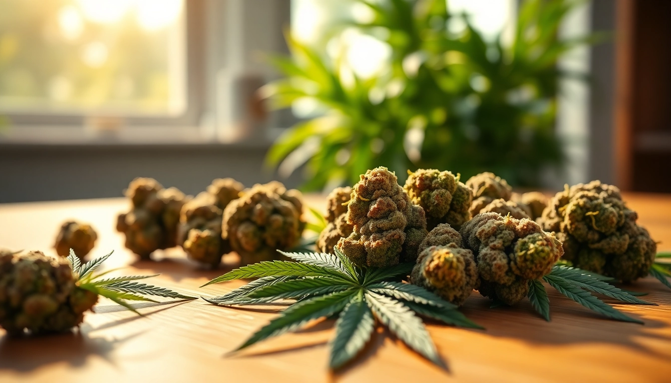 Showcasing Mental Wellness CBD buds with intricate details in a serene medical wellness environment.