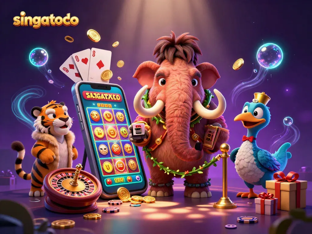 Bet on exciting games at singatoto featuring a woolly mammoth bouncer and a saber-tooth tiger