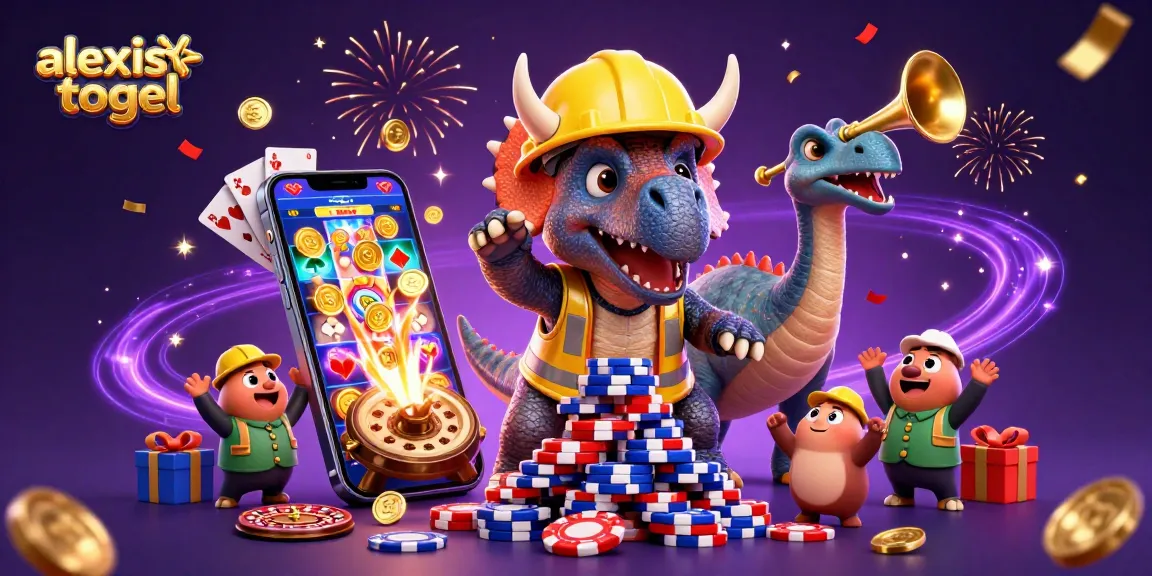 Celebrate wins with alexistogel's lively 3D illustration of gaming excitement and action.