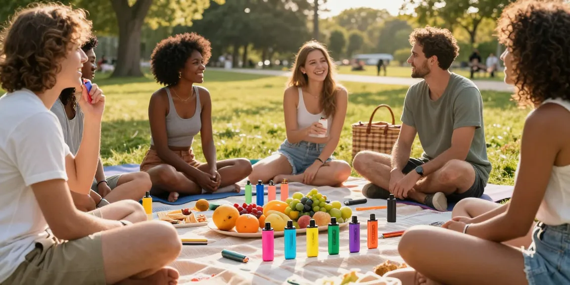 Discover quality, cheap disposable vapes enjoyed in a relaxed outdoor wellness gathering.