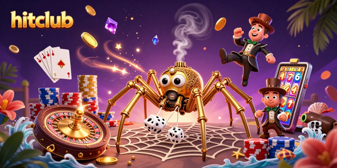 Catch winning moments in hitclub with steampunk characters and vibrant casino elements.