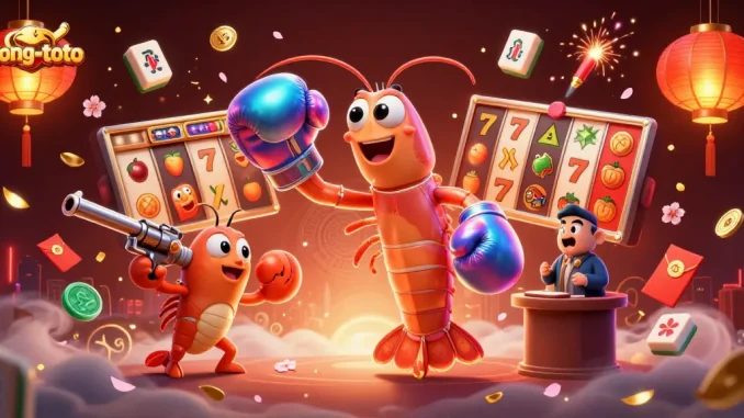 Experience the vibrant excitement of wong-toto with lively 3D gambling elements and colorful characters.
